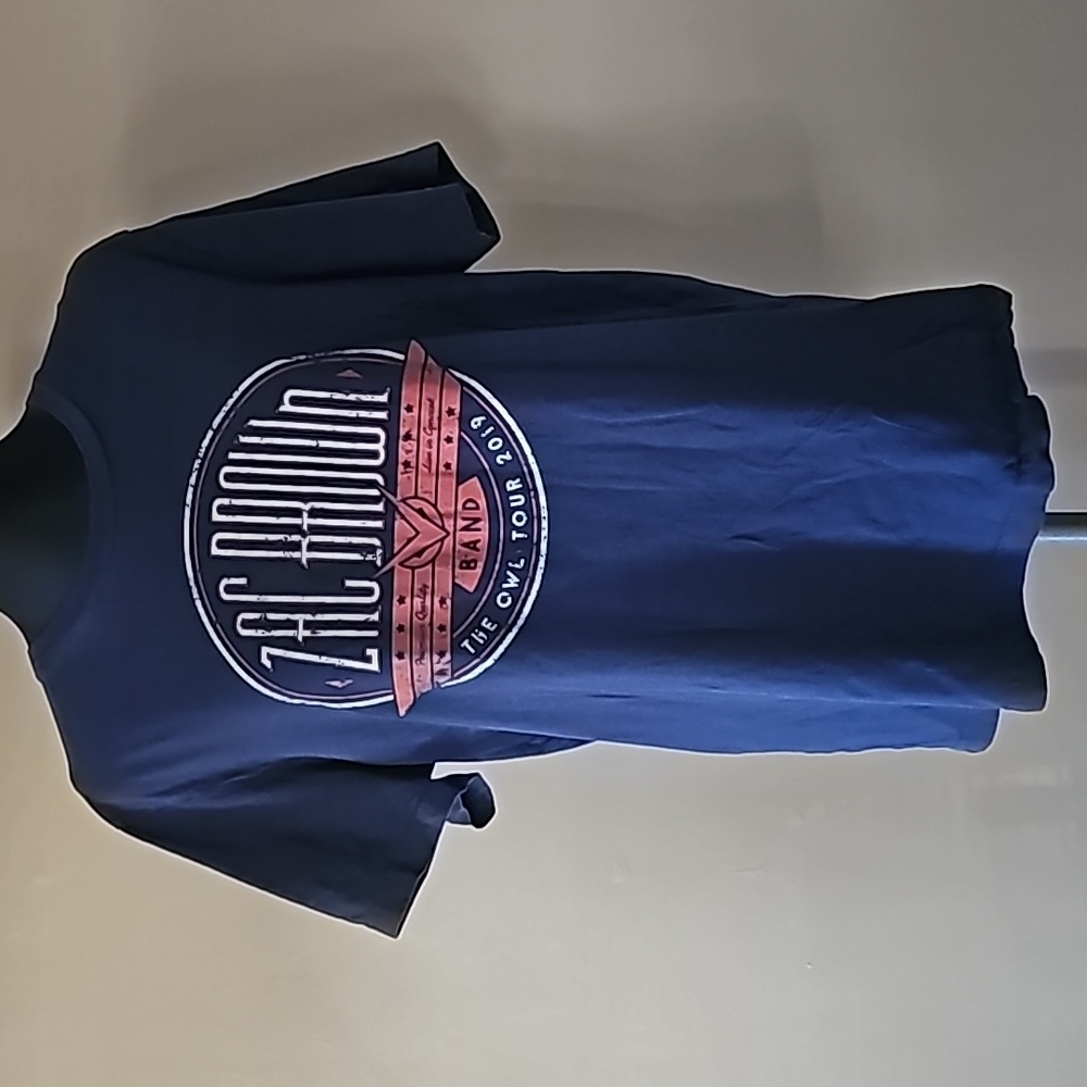 Zac Brown Band Short Sleeve Concert T-Shirt 2019 The Owl Tour Size Large